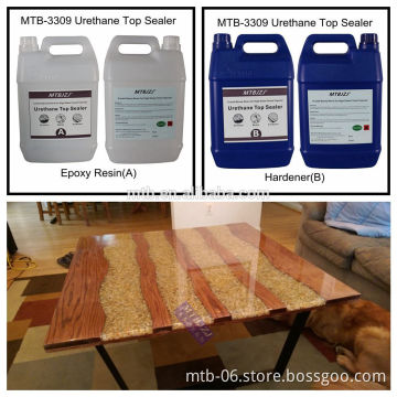 Clear Coat Table Top Eppxy Resin and Hardener